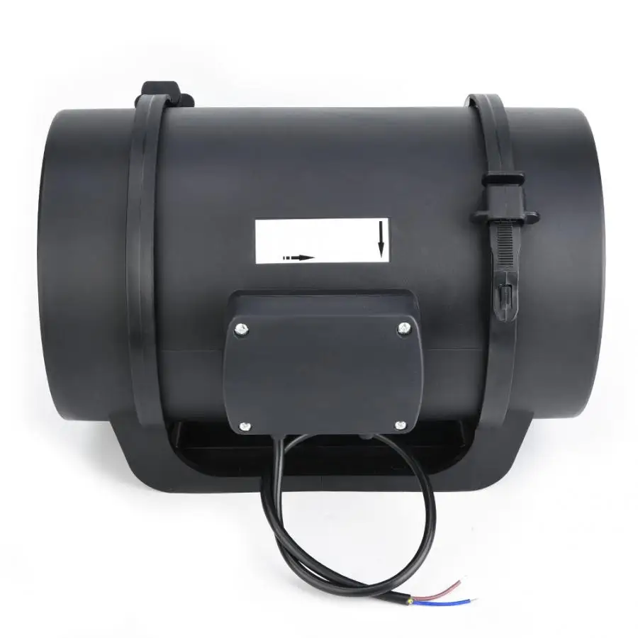 8in EC вентиляционный вытяжной вентилятор ШИМ с регулируемой скоростью 760CFM