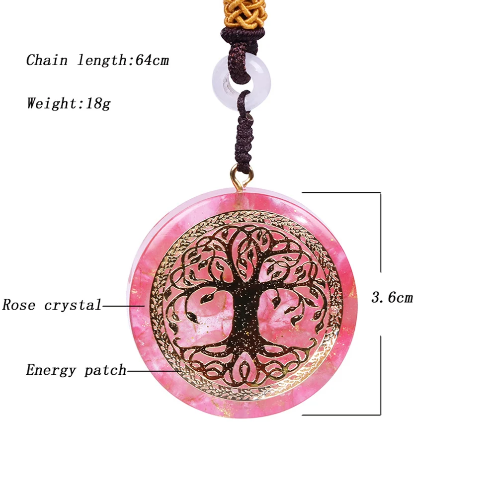 Ожерелье Orgone с кристаллом для энергетической реальности балансировка чакр