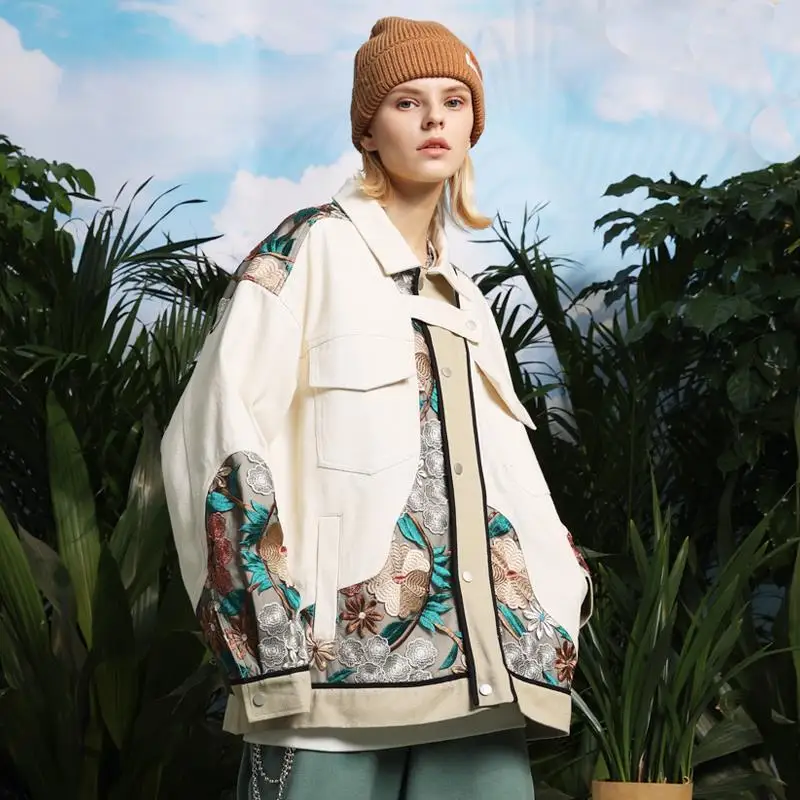 Куртка бейсбольная с вышивкой для мужчин и женщин куртка-бомбер в стиле