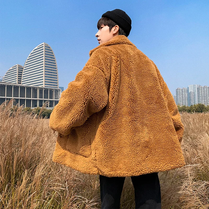 2019 зимняя мужская водонепроницаемая длинная парка из овечьей шерсти