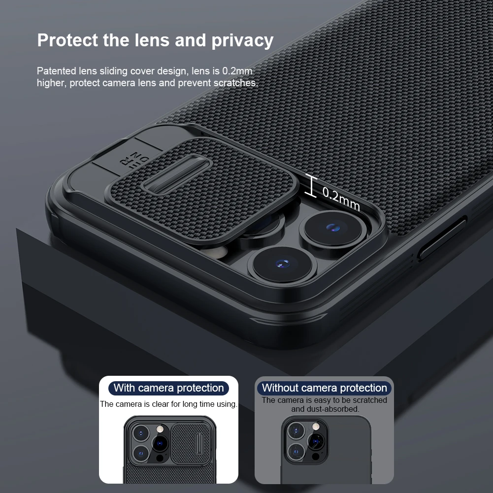 Для iPhone 13 Pro Max чехол для NILLKIN текстура нейлоновое волокно мягкий ТПУ ткацкий |