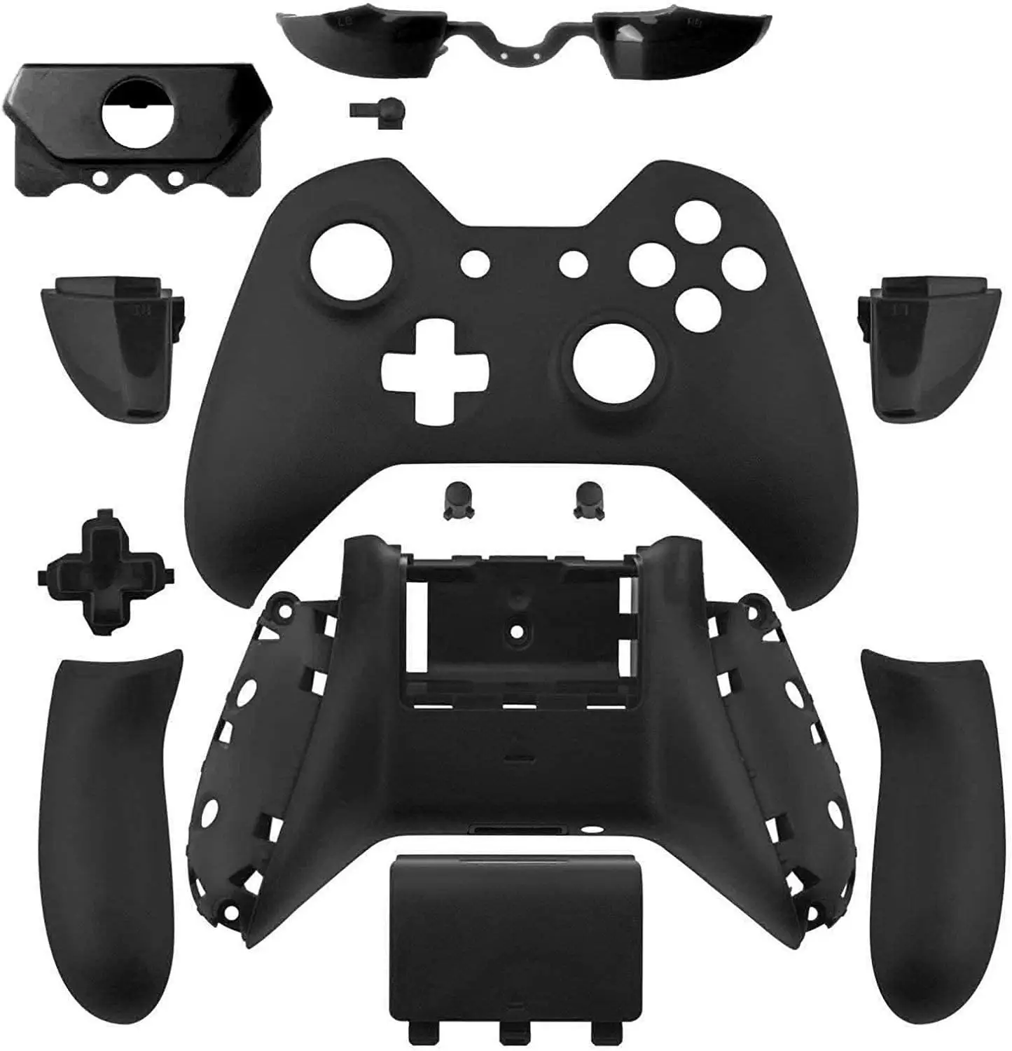 Tanie W Celu Uzyskania Matowy Kontroler Pełna Osłona Naklejek Ze Zestaw Przycisków Dla Kontroler Do Xbox One Skrzynki Pokrywa 3.5mm Gniazdo Zestawu Słuchawkowego