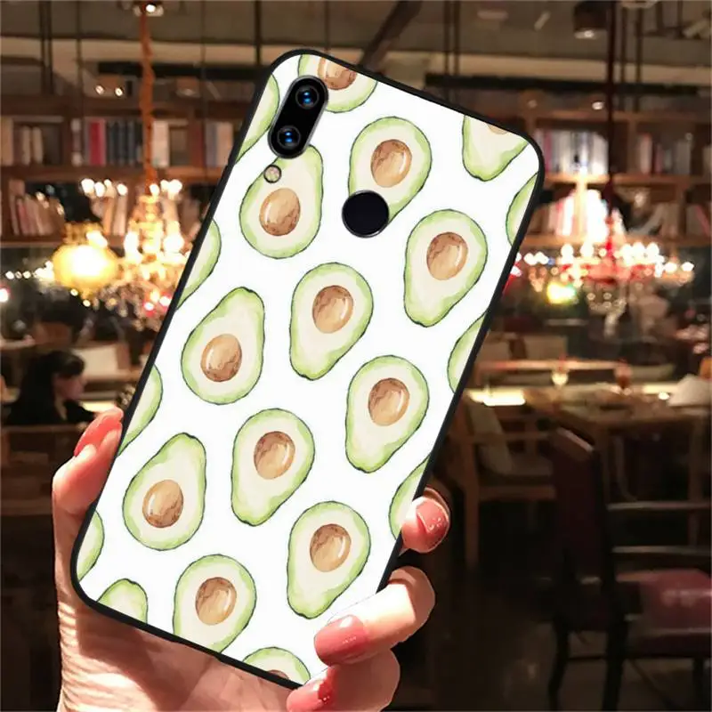 

Avocado aesthetic Gteen Fruit Food Phone Case For Xiaomi Redmi 7 9t a3 9se k20 mi8 max3 lite 9 note 8 9s 10 pro
