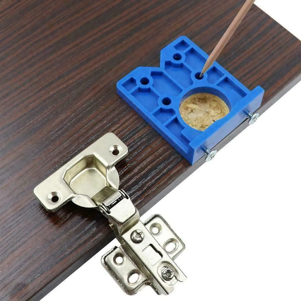 

35mm Concealed Hinge Hole Jig For Cabinet Door Wood Hole Guide Positioning And Installation Of Furniture Door Hinges Saw Tools