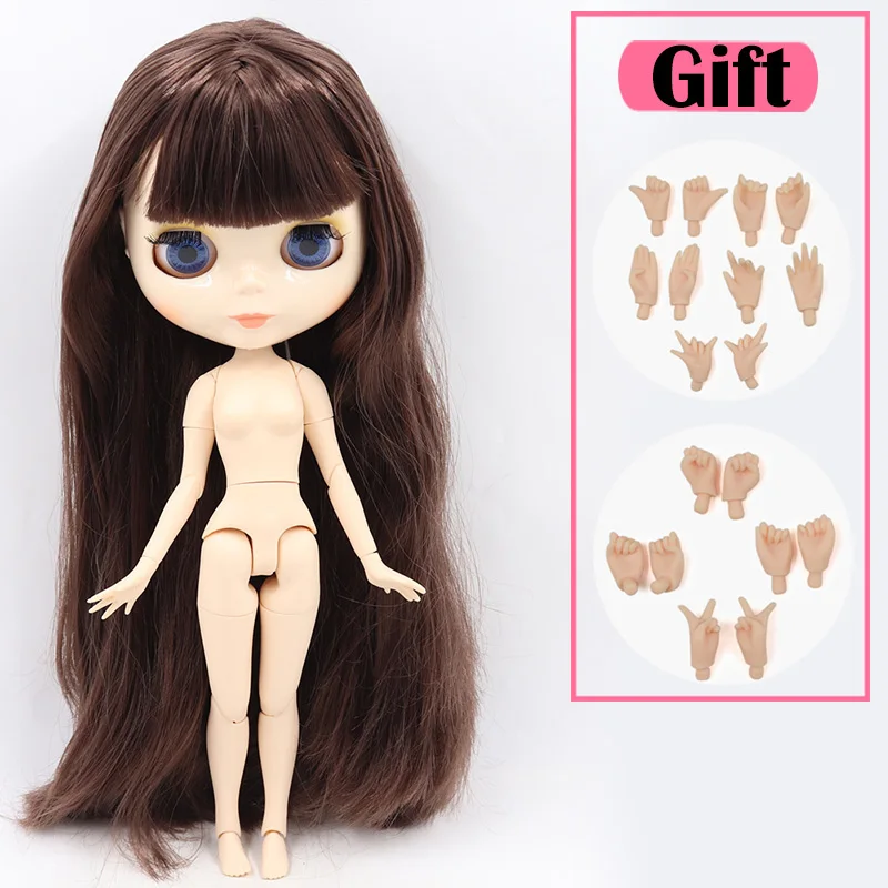 doll hand ab ICY Blyth Кукла № 1 глянцевое лицо белая кожа сустава тела 1/6 BJD Специальная цена 1/4 BJD, Pullip, Jerryberry, Licca игрушка подарок - Цвет: doll hand ab