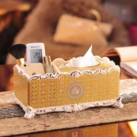 Ceramic Tissue Box Desktop Organizer Durable Multifunctional Remote Toilet Paper Holder Useful Waterproof Housewear & Furnishing