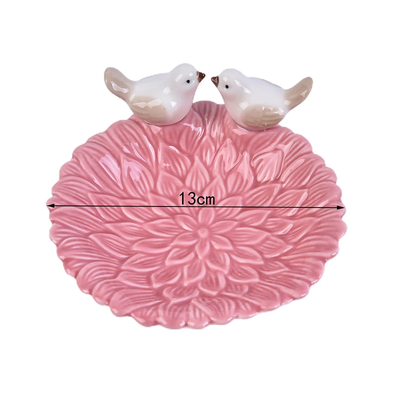 

Ceramic Jewelry Storage Tray Basin Multi-purpose Earrings Storage Tray