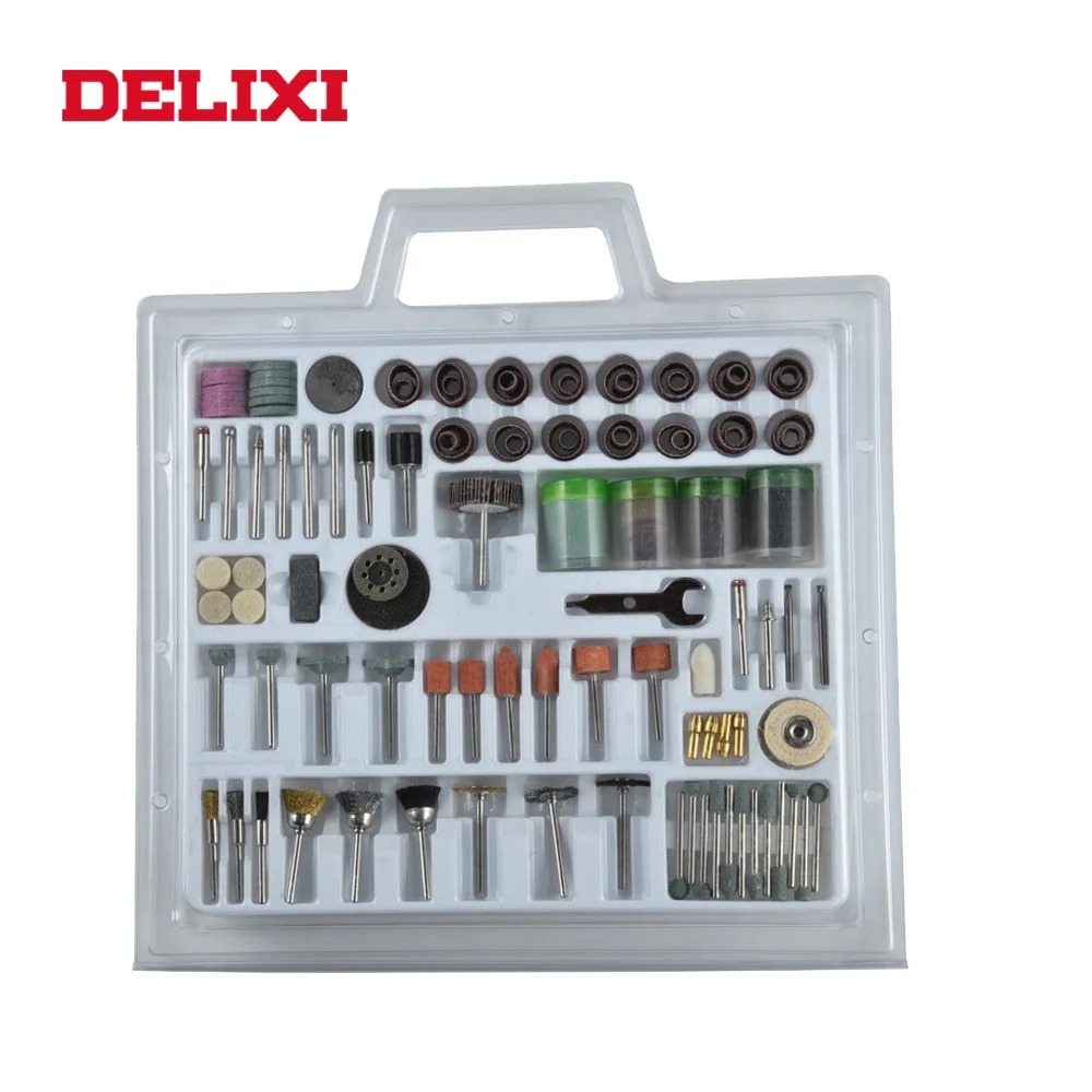 

Набор аксессуаров для шлифовки и резки DELIXI, 216 шт., абразивный вращающийся инструмент, набор аксессуаров для электрического шлифования
