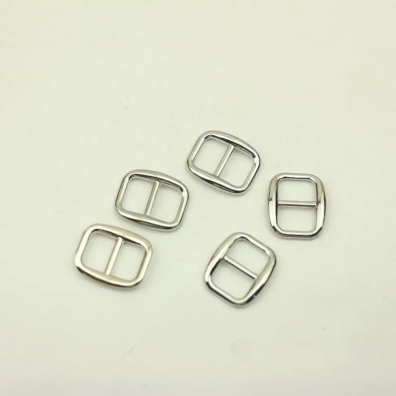 50Pcs 9mm Mini Metal Tri-Glide Slider Adjustable Buckle Bag Backpack Webbing Strap Hooks Clasp DIY Sewing Hardware Accessory