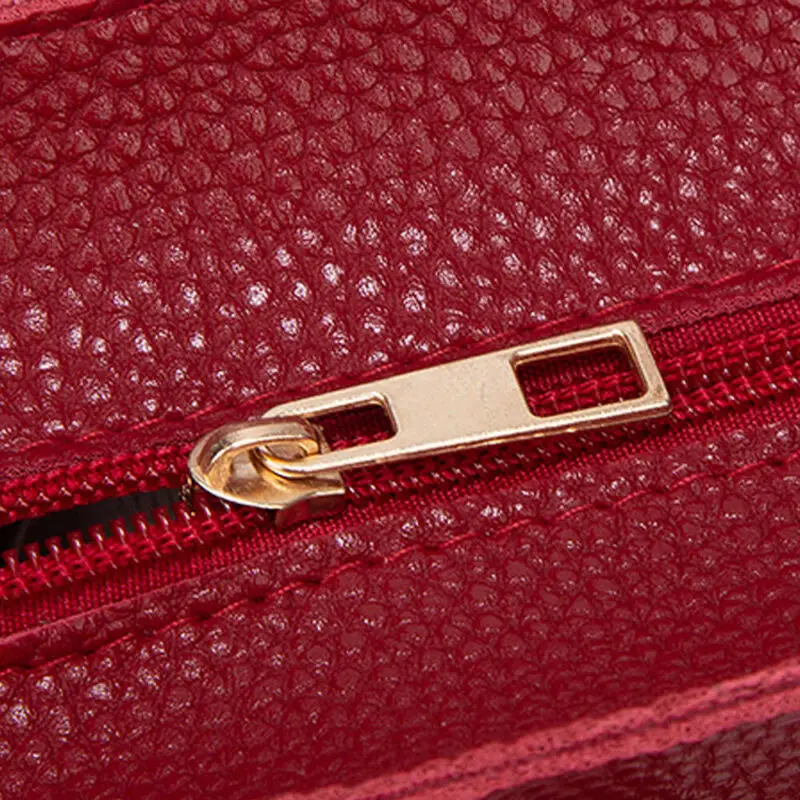 

New Fashion Women Lady Leather Handbag Shoulder Messenger Tote Zipper