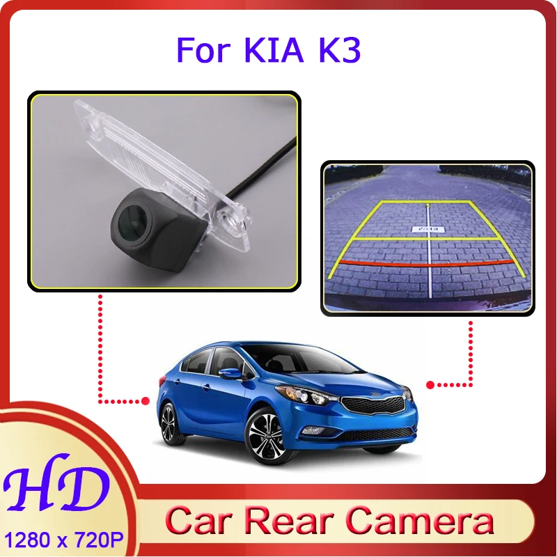 

Car Reverse Image Fisheye CAM For KIA K3 2012~2017 Night Vision HD WaterProof Dedicated Rear View Back Up 720P Vehicle Camera