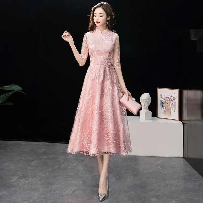 

Real Sample A line Floor Length Sequins Lace Up Evening Dresses 2019 New Arrival Long Evening Gown Robe De Soiree
