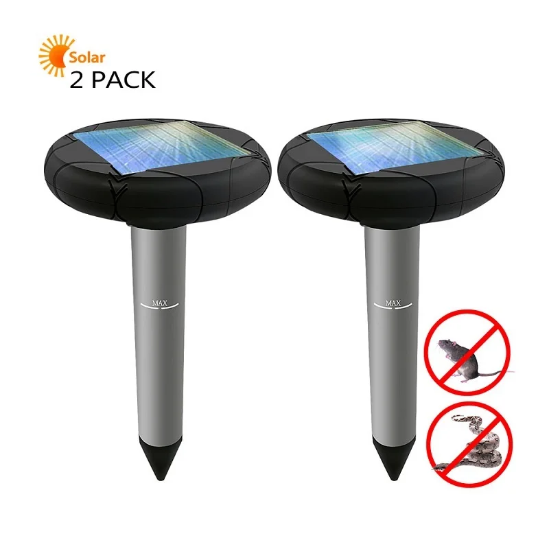 Ультразвуковой Отпугиватель вредителей устройство на солнечных батареях 2/4 шт. |