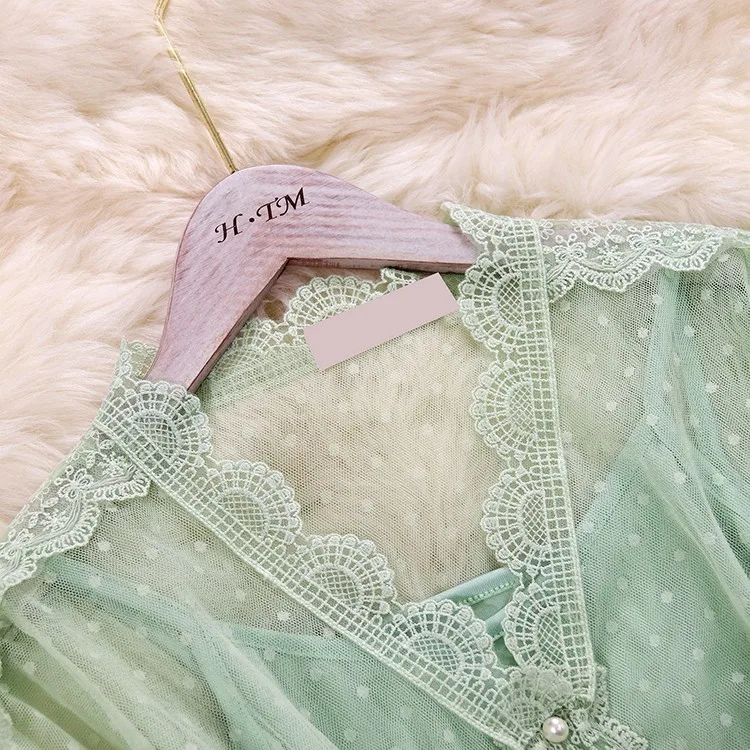 V-neck Puff Sleeve Mesh Midi children Girls Dress Plus Size Fairy Tulle Lace Teenager Elegant Long Vestidos 12-20Y | Детская одежда и