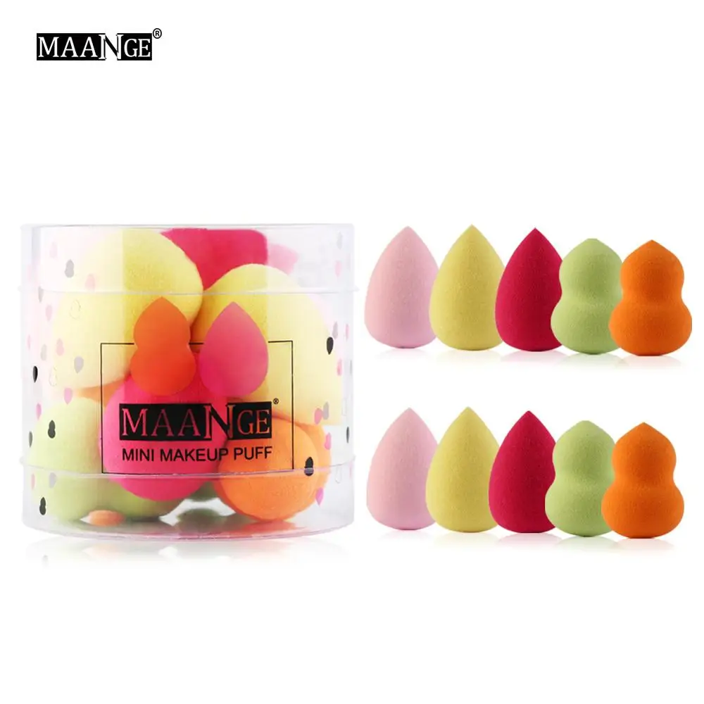 10 шт./кор. Мини милый пудра для Макияжа Косметический консилер Highlight спонж больше
