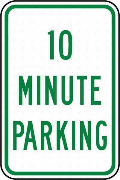 

10 Minute Parking Tin Sign art wall decoration,vintage aluminum retro metal sign,