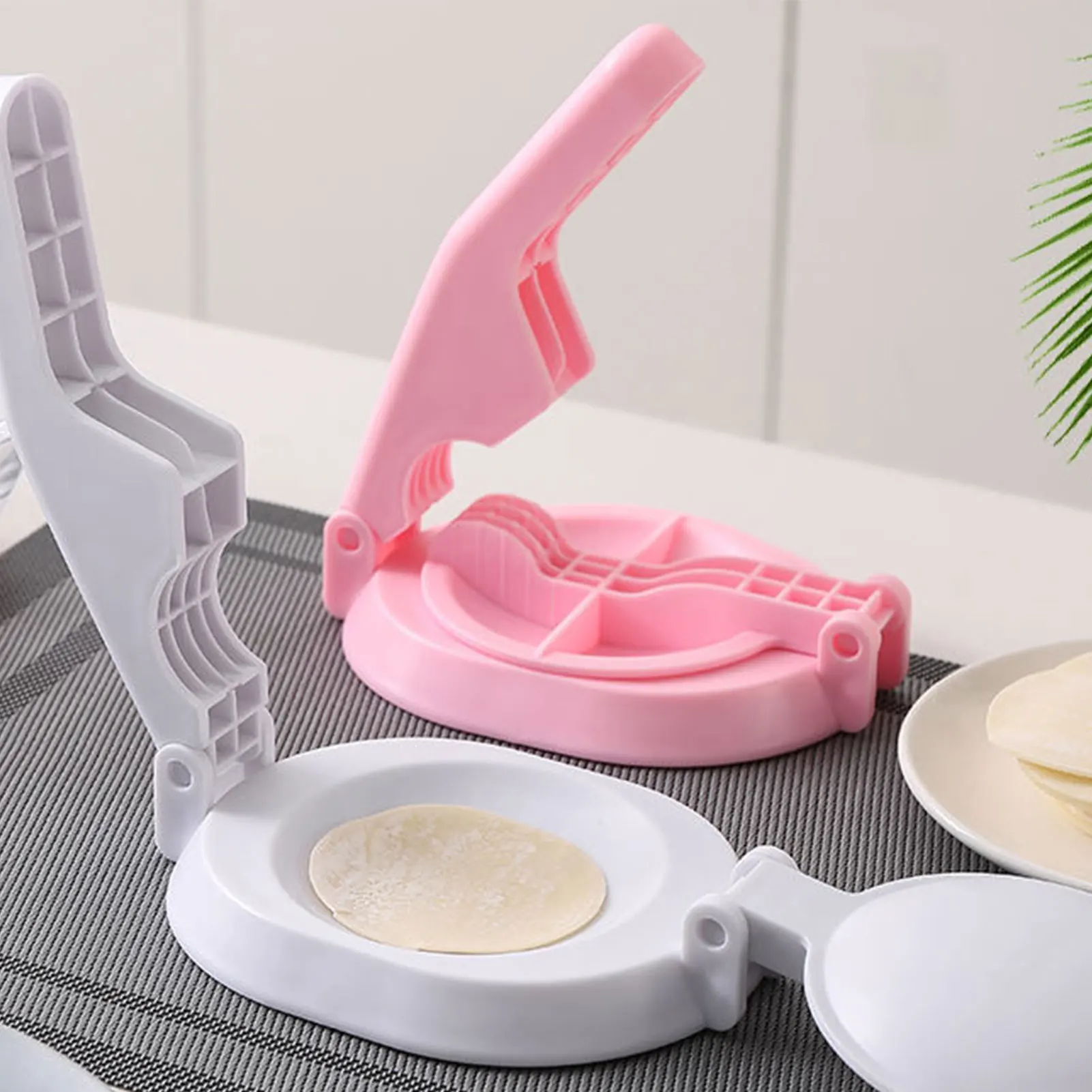 

DIY Dumpling Maker Dumpling Wrapper Mold Chinese Food Jiaozi Baking Mold Kitchen Pastry Dough Press Tool форма для пельменей