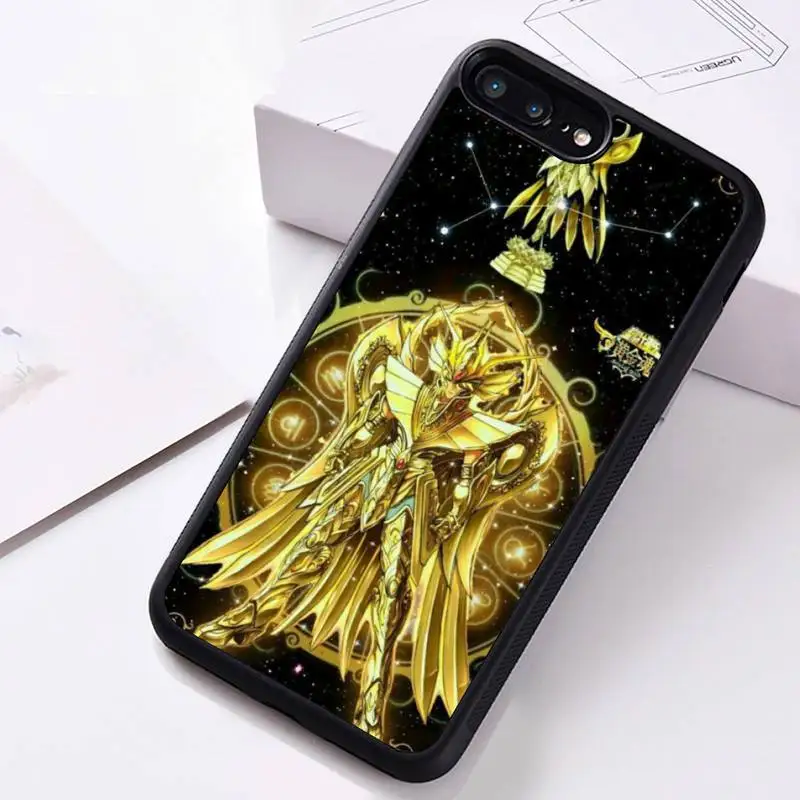 

Saint Seiya Phone Case Rubber For iphone 12 11 Pro Max Mini XS Max 8 7 6 6S Plus X 5S SE 2020 XR cover