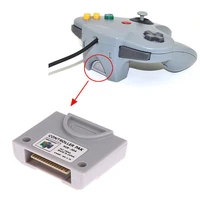 1pc gray plastic memory card nintendo 64 controller n64 controller pack expansion memory card game accessories