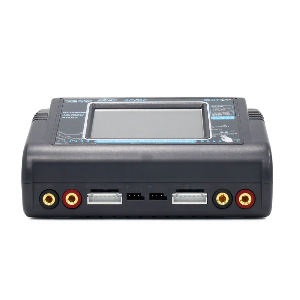 

AMYGOJJ HTRC T240 RC Battery Charger AC 150W DC 240W Touch Screen Dual Channel Balance Charger