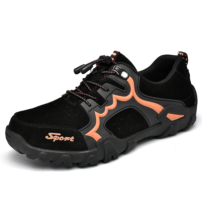 Size38-48 уличные спортивные походные ботинки износостойкие треккинговые кроссовки из натуральной кожи Верхняя Удобная прогулочная обувь для мужчин
