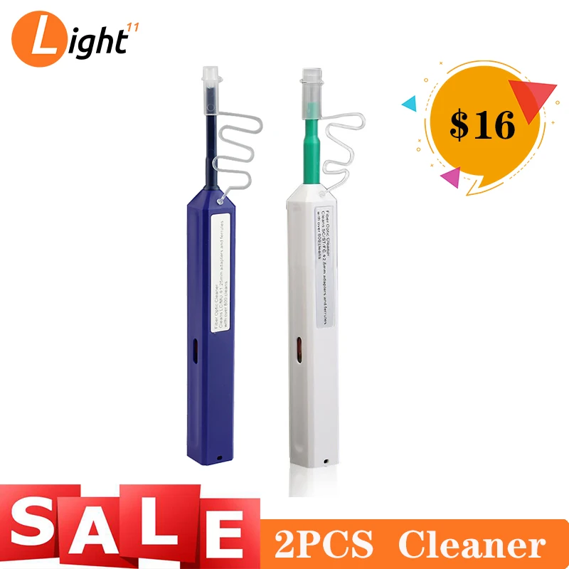 Коннектор оптоволоконного очистителя 2 шт./лот ручка для очистки концевой