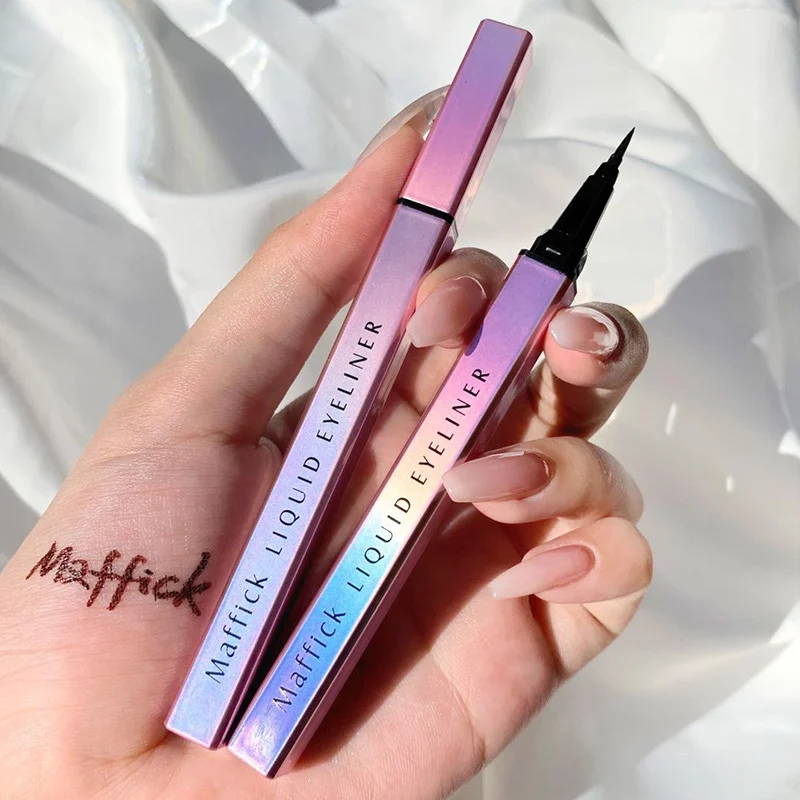 

New Colorful Eyeliner Handwriting is even Lasting Anti-sweat and Waterproof Beginner Special Mermaid Eyeliner Makeup 0226