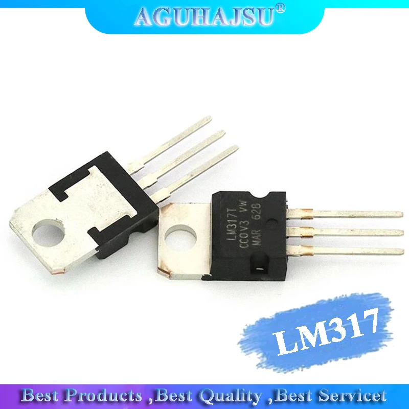 10 шт. регулятор напряжения LM317T LM317 IC 1 2 В до 37 в 5a 220 новый