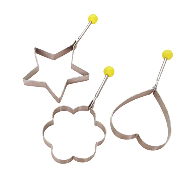 Нержавеющая сталь обжаренное яйцо бриллиантовое кольцо круглая форма в форме