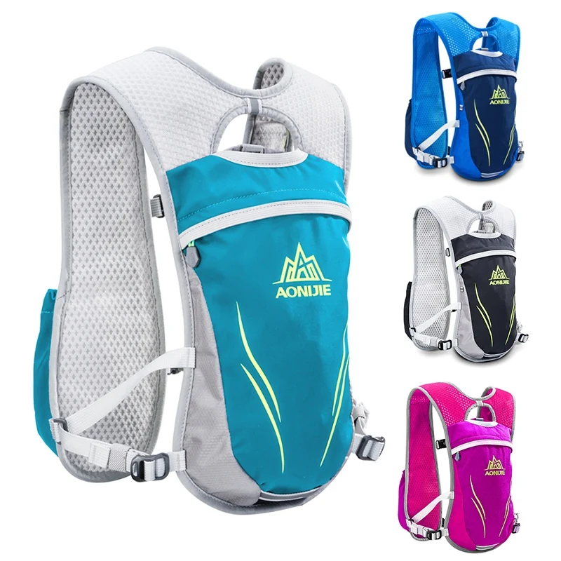 

Рюкзак AONIJIE с гидратором, сумка-жилет, упряжь для 1,5 л, водный Пузырь, пеший туризм, кемпинг, бег, марафон, гонки, спорт, 5,5 л