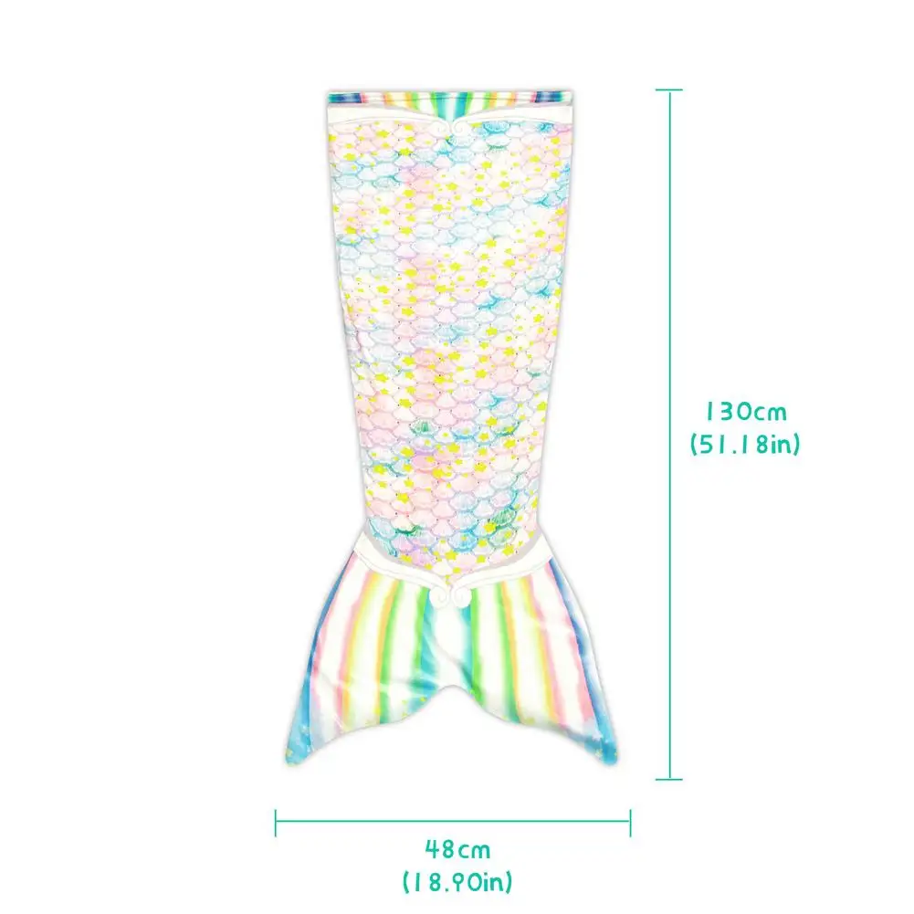 

Winter Warm Blanket Mermaid House Warm Sleeping Bag Sleeping Bag With Double Flannel Sofa Blanket TV Blanket Christmas Gifts
