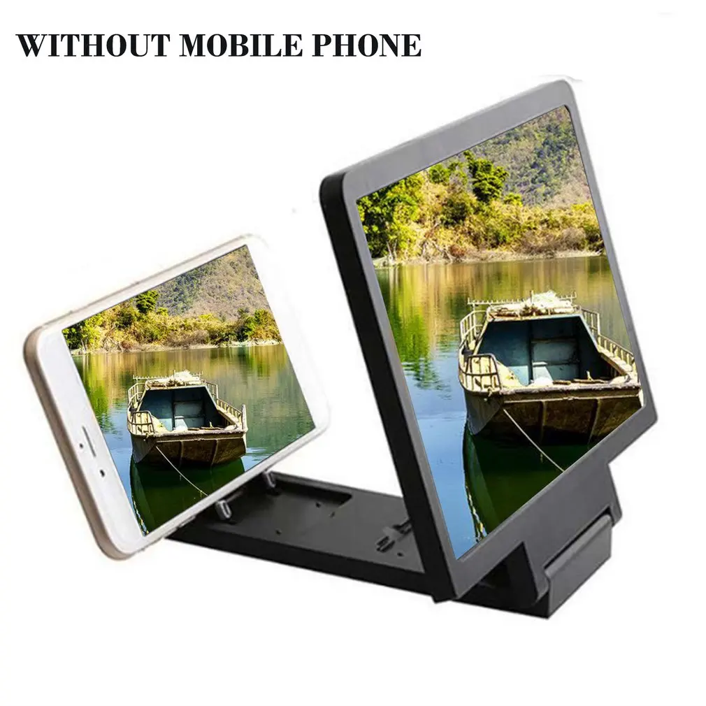 

3D Screen Amplifier Mobile Phone Screen Video Magnifier For Cell Phone Smartphone Enlarged Screen Phone Stand Bracket