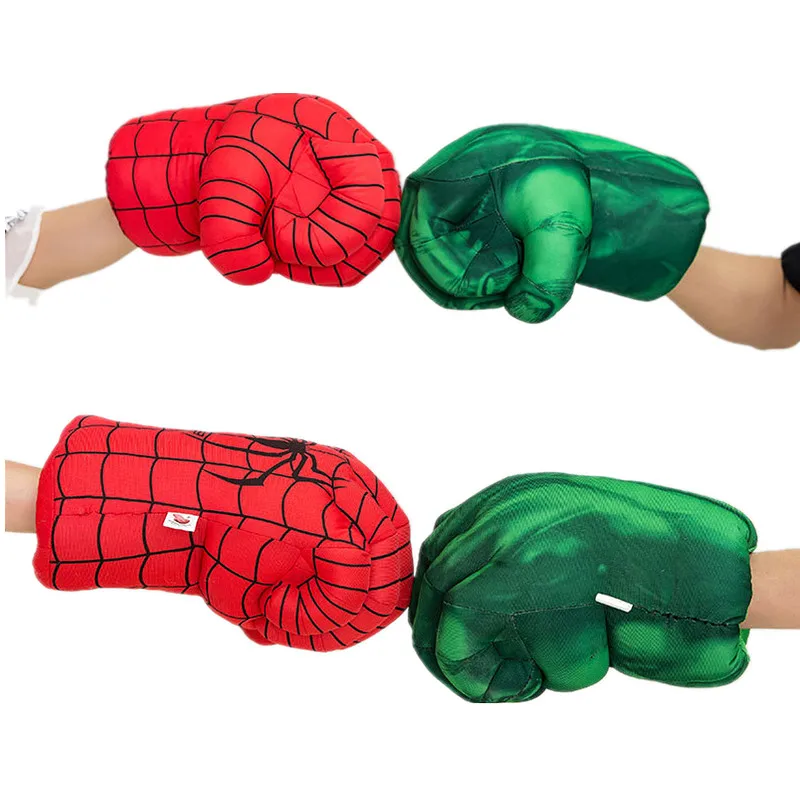 2PC Kid Avenger Endgam Incredibl Superhero Figure Spider Ma/Hulks Toys boxing Gloves Hulk Boy Halloween Gift | Тематическая одежда