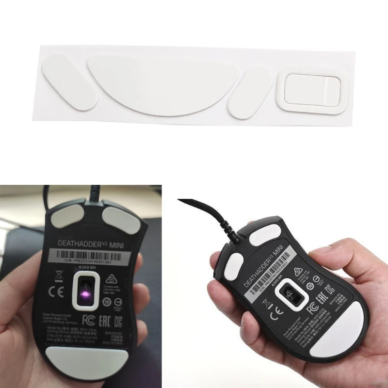 

Сменные наклейки на Коньки для мыши, наклейки на ножки, совместимые с мини-проводной игровой мышью Deathadder V2, замена новой