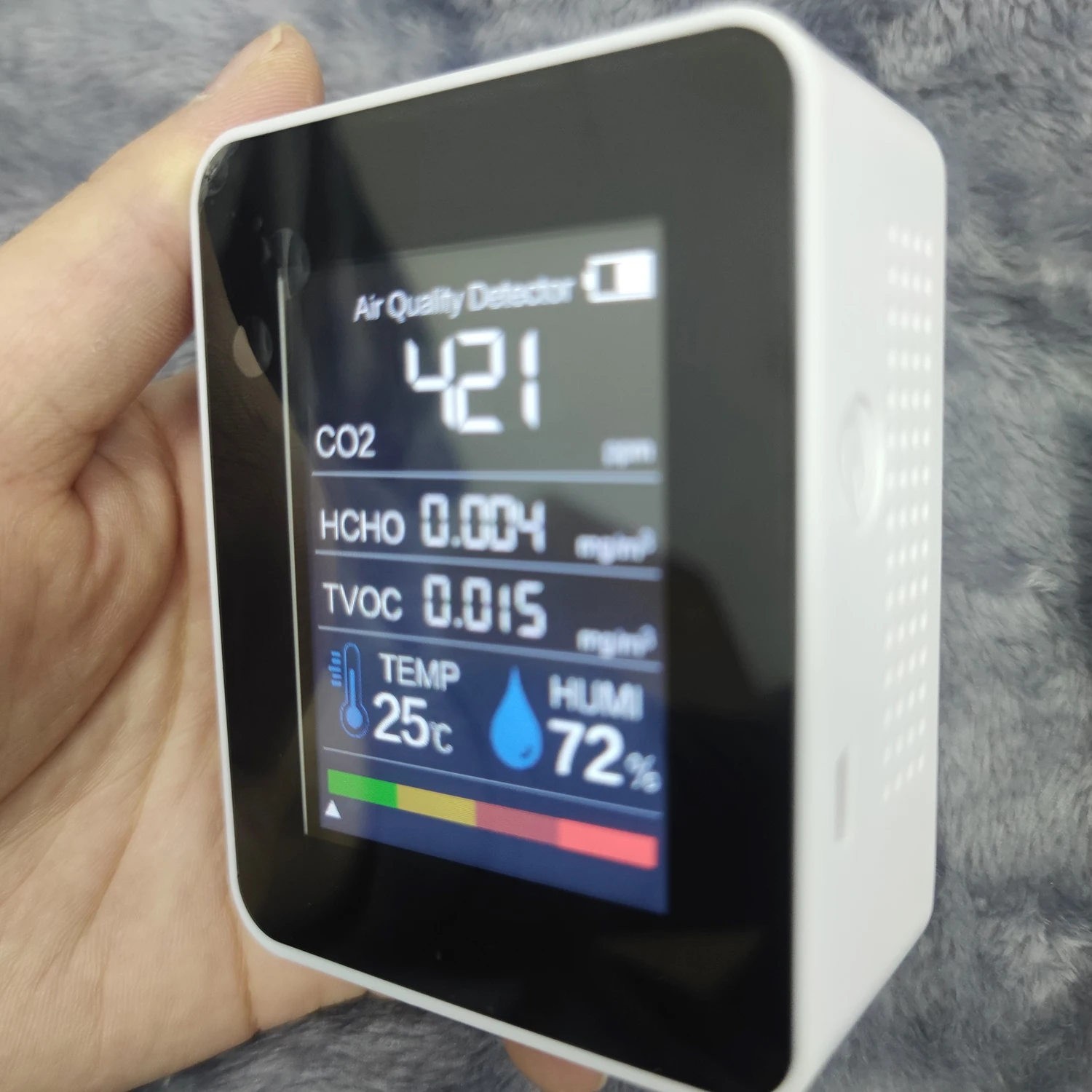 Цифровой измеритель CO2 термометр 5 в 1 с датчиком температуры и влажности