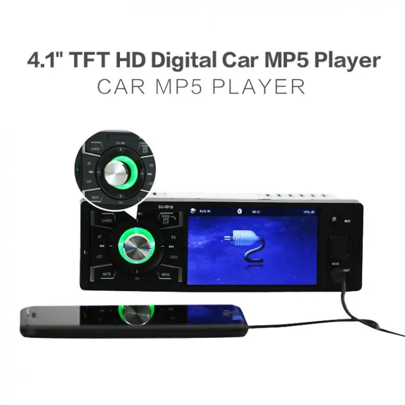 12 В 4 1 дюймов Din Bluetooth HD автомобильный стерео радио авто автомобиль MP3 MP5 плеер