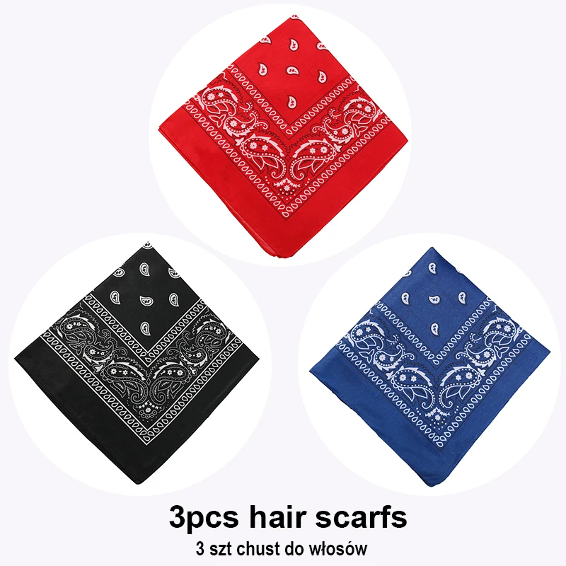 

17KM Fashion Soft Hair Scarf Bandana For Girls For Women Girls Red Hair Wraps Square Scarf Turban Headband 2021 Hair Accessories