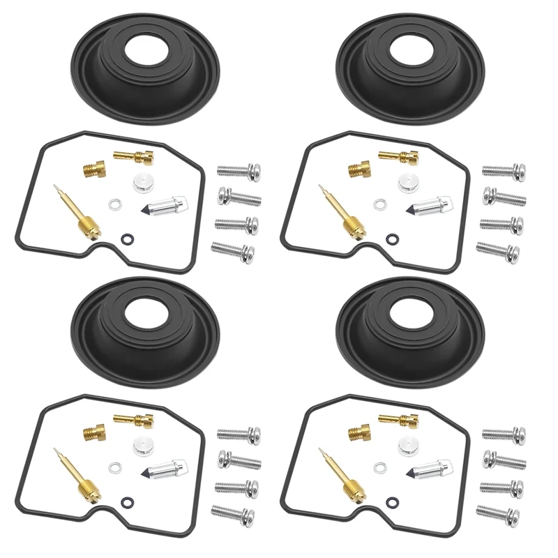 

Motorcycle Carburetor Repair Kit Motorcycle Carburetor Piston Float Gasket Kit for Kawasaki ZR750C ZR750D 1991-1995