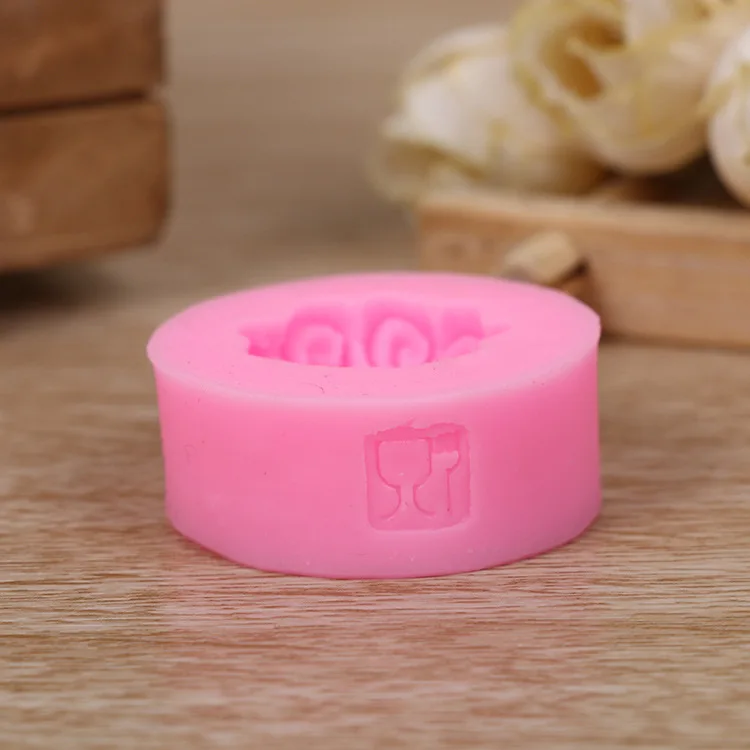 Силиконовые формы роза цветок мини-шар конфеты желе форма для мастики