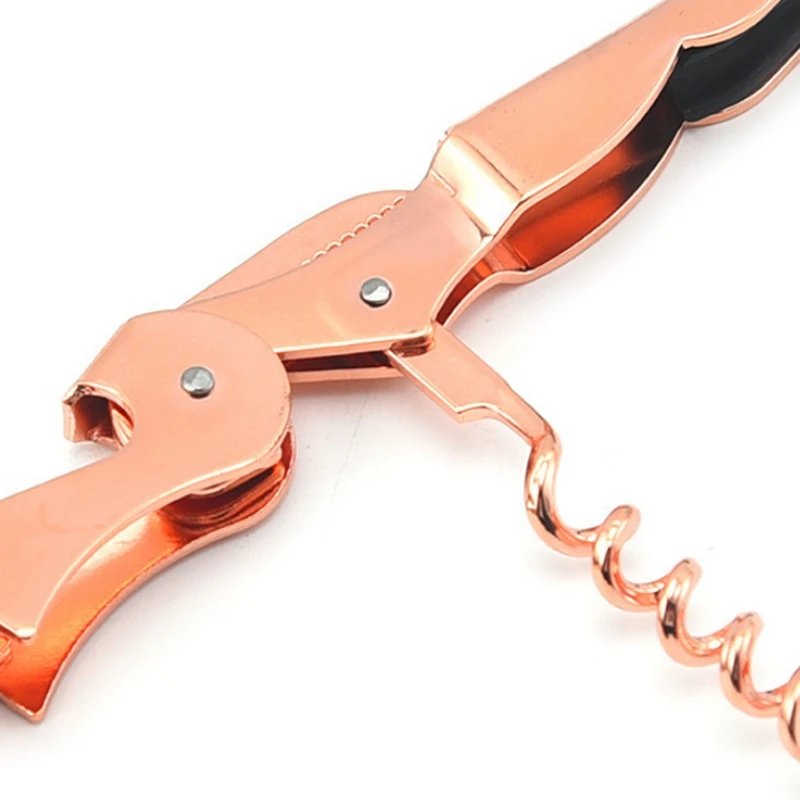 

Rose Gold Corkscrew Metal Wine Corkscrew Wine Corkscrew Multifunction Red Wine Corkscrew