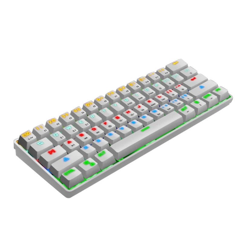 

Wireless/Wired Bluetooth RGB Mechanical Gaming Office Keyboard Keypad for PC