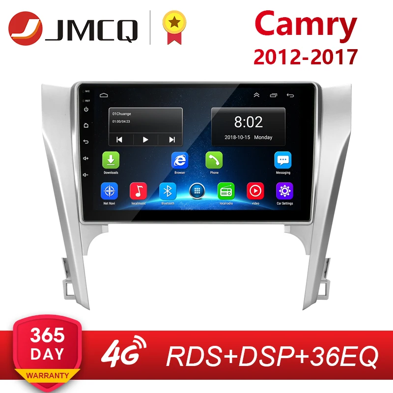 Для Toyota Camry 8 50 55 2012- Android 8,1 2 Din автомагнитола 2G+ 32G coche плееры навигация gps головное устройство RDS тюнер 2din