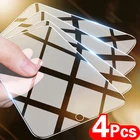 4 шт. закаленное стекло для Xiaomi Redmi Note 10 8 7 9s 9 Pro, Защита экрана для Poco X3 M3 X3 Pro NFC F3, полное защитное стекло