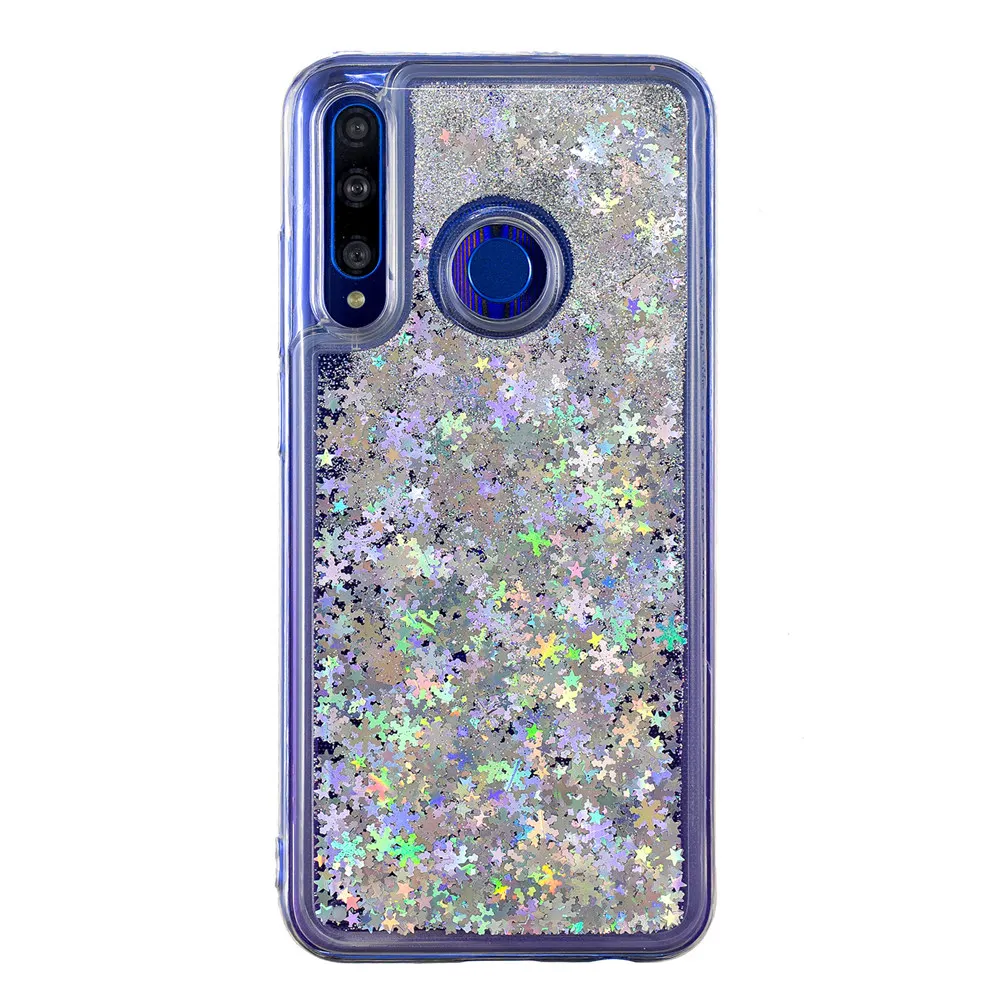 Роскошный блестящий песок TPU чехол для телефона в виде ракушки для Xiaomi mi 9T A2 Lite Red mi 7 7A 6 6A 5A Note 7 6 Pro 5 плюс жидкий песок крышка - Цвет: Silver