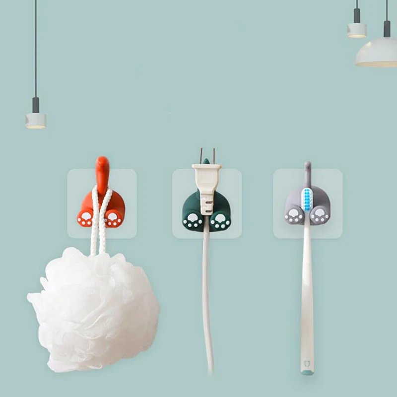 

Kawaii Cactus Toothbrush Holder Bathroom Squirrel Cat Tail Toothbrush Toothpaste Wall Suction Holder Rack Container Organizer