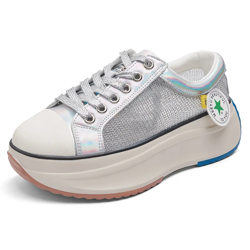 

Summer Autumn Women Chunky Sneakers 2020 Fashion Lightweight Breathable Mesh Ladies Shoes Tenis Feminino Women Casual Shoes
