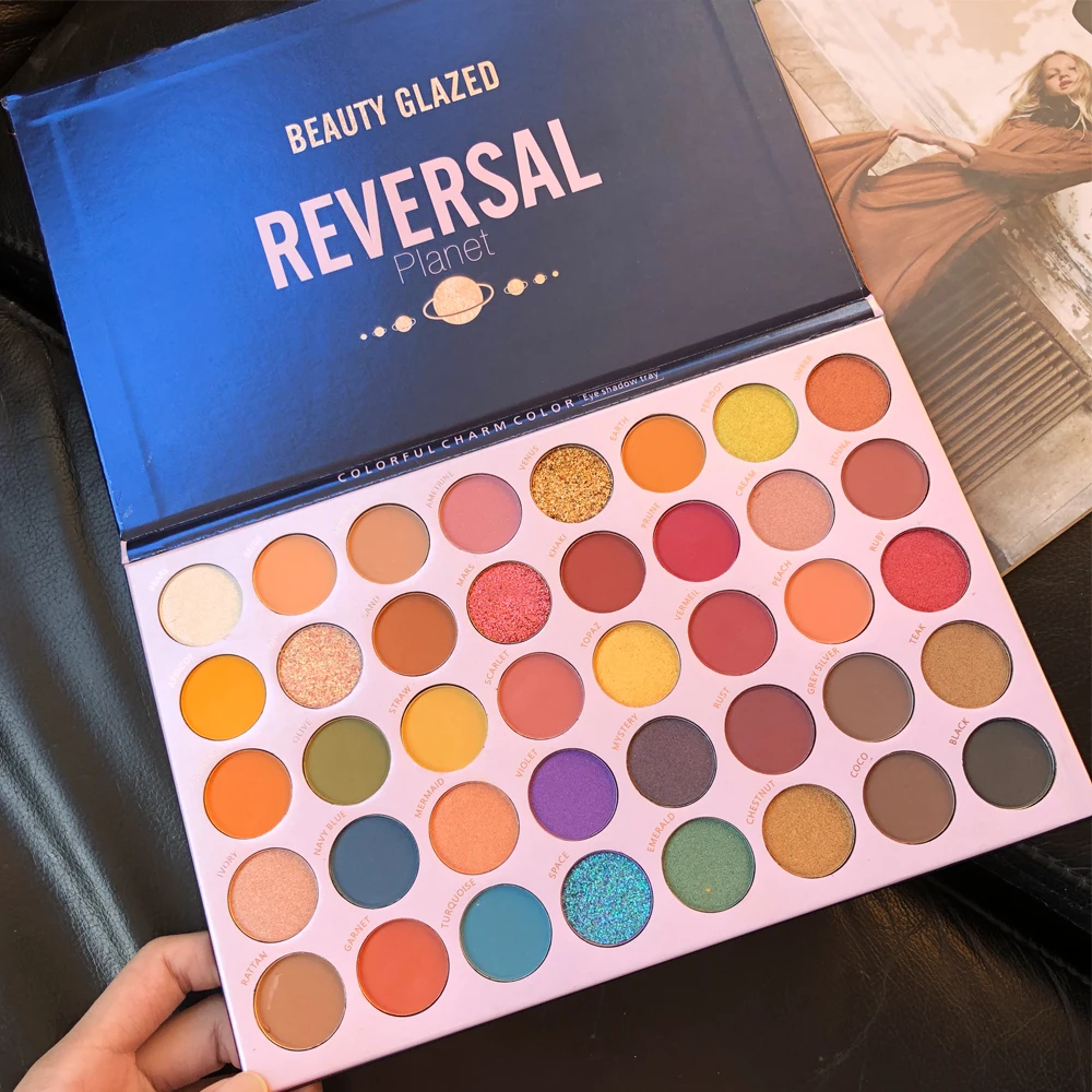 Beauty Glazed 40 цветов обратная планета глянцевые матовые профессиональные макияжные