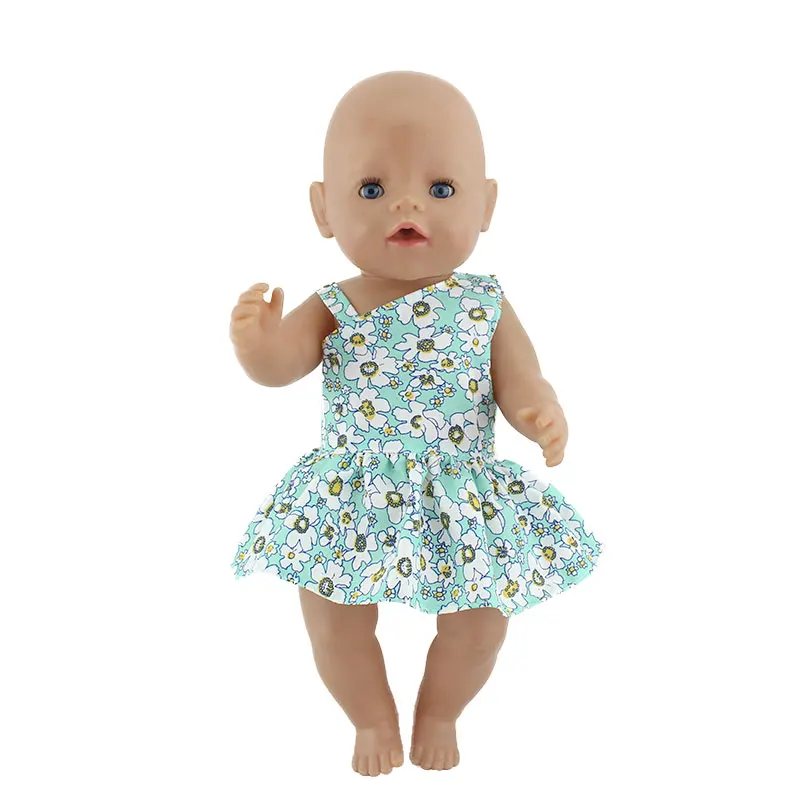 Новое красивое модное платье для 17 дюймов Reborn Baby Doll 43 см для ухода за ребенком для мам Одежда
