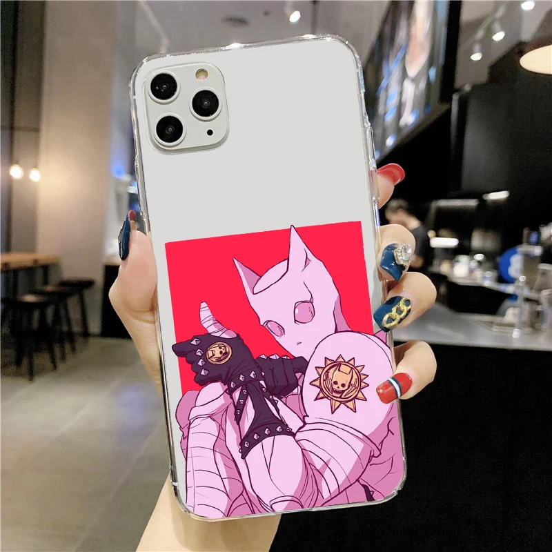 Мягкий чехол накладка с аниме Невероятные приключения небес JoJ0 для Iphones 11 11pro MAX XR