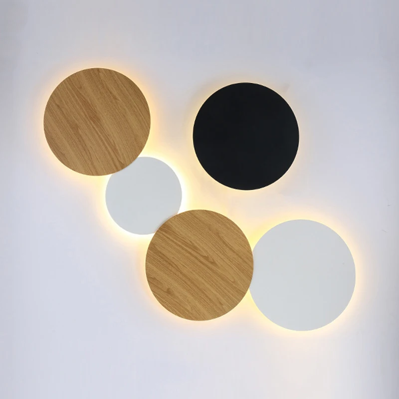 

Черный/белый внутренний светодиодный настенный светильник для спальни украшение для гостиной настенный светильник Домашний Светильник Ло...